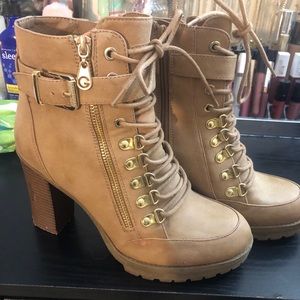 G by Guess lace up boots